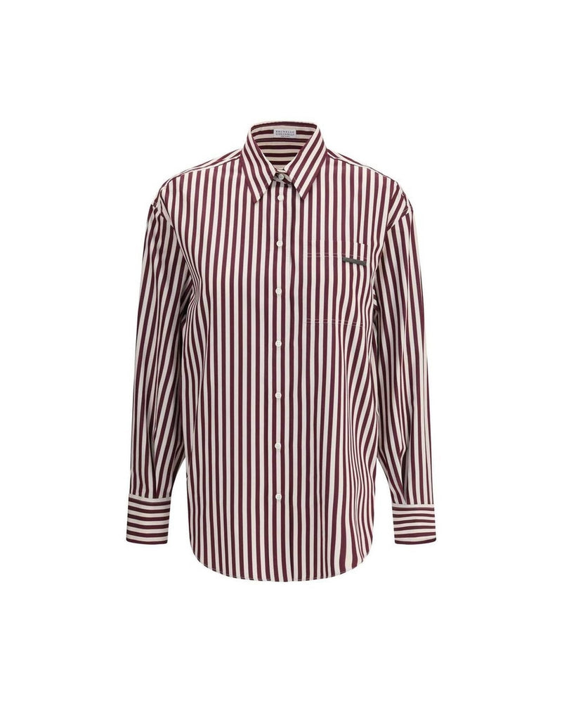 Brunello Cucinelli Striped Shirt Glam Steals