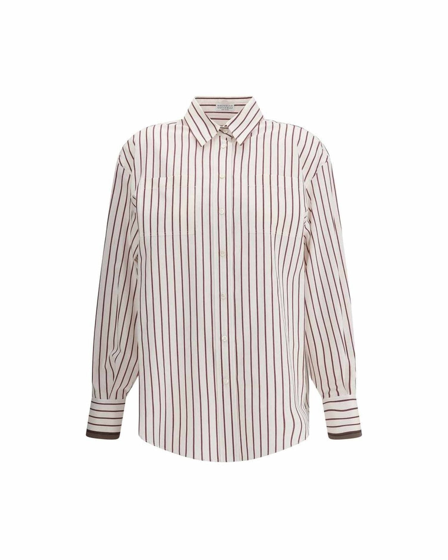 Brunello Cucinelli Striped Shirt Glam Steals
