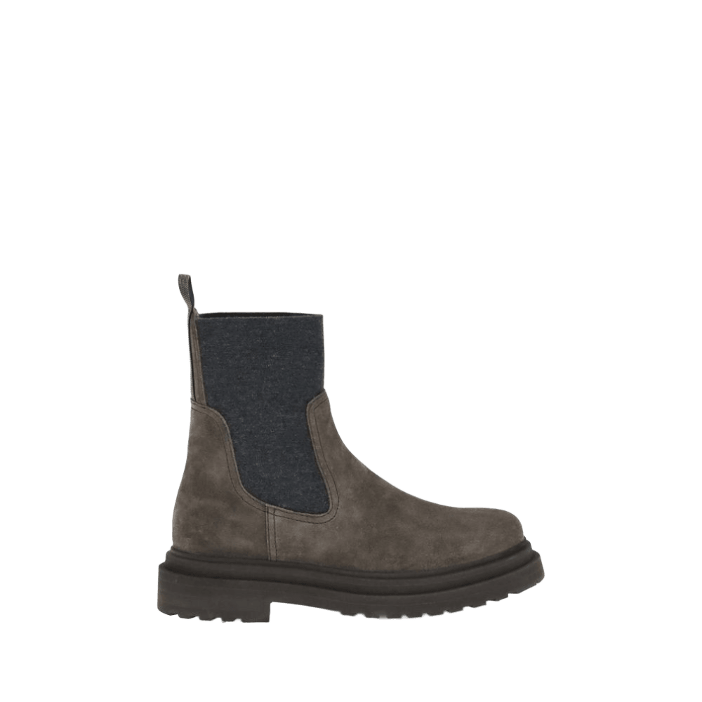 Brunello Cucinelli Suede Ankle Boots Glam Steals