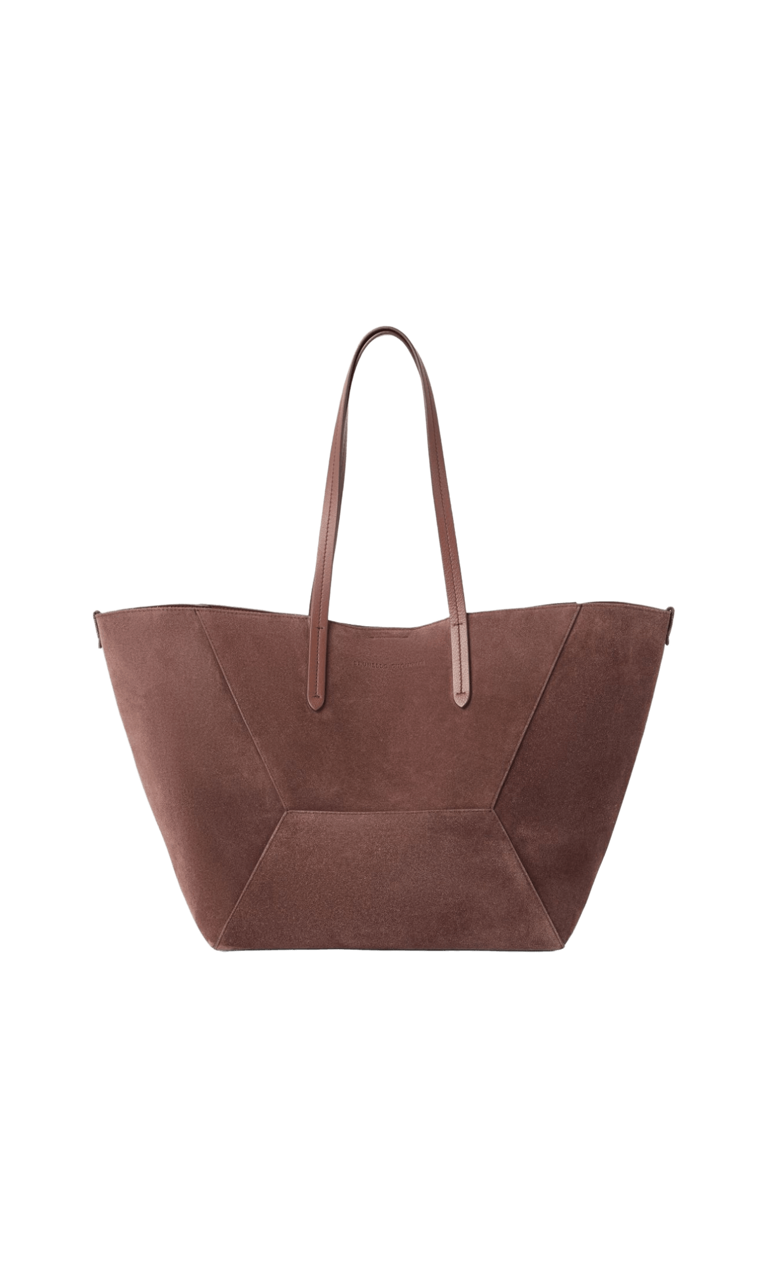 Brunello Cucinelli Suede Bc Duo Bag in with Monili Glam Steals