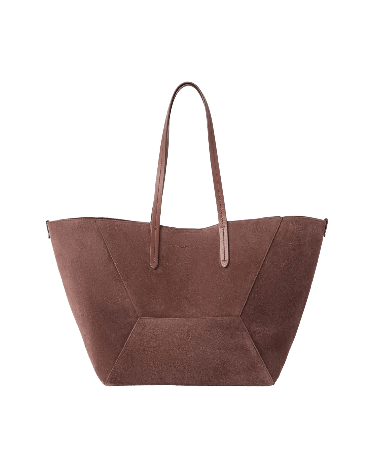 Brunello Cucinelli Suede Bc Duo Bag In With Monili Glam Steals