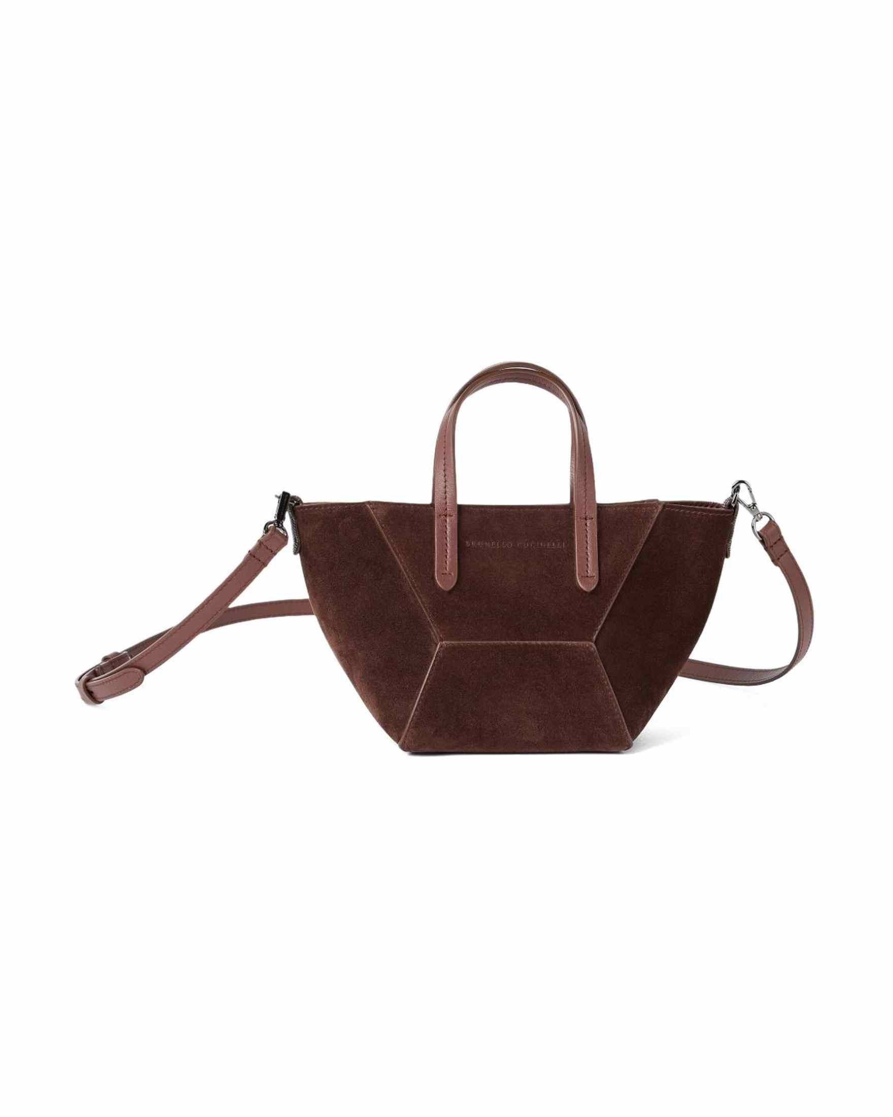 Brunello Cucinelli Suede Bc Duo Mini Bag Glam Steals