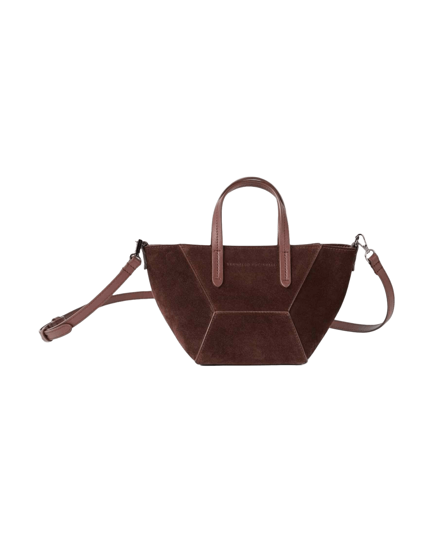 Brunello Cucinelli Suede Bc Duo Mini Bag Glam Steals