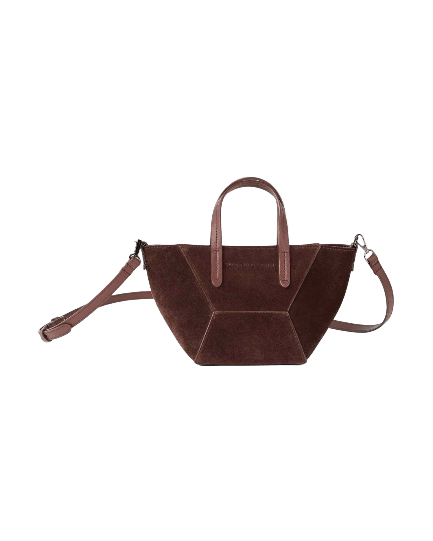 Brunello Cucinelli Suede Bc Duo Mini Bag Glam Steals