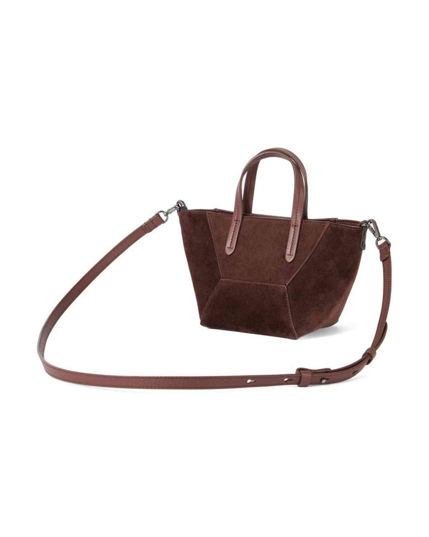 Brunello Cucinelli Suede Bc Duo Mini Bag Glam Steals