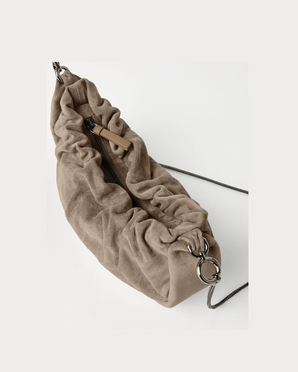 Brunello Cucinelli Suede Brioche Hobo Bag Glam Steals