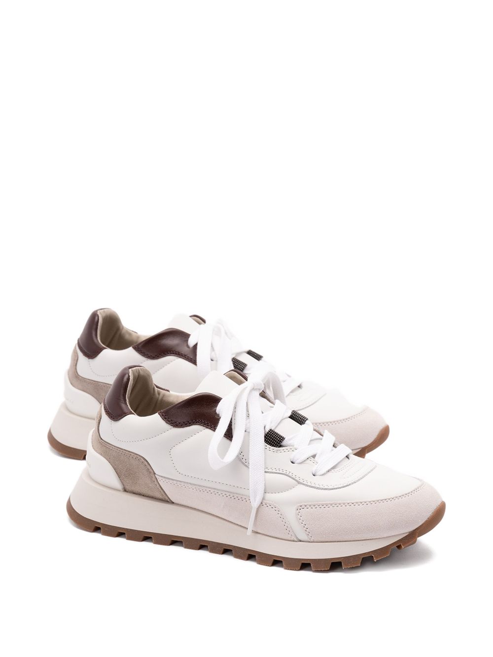 Brunello Cucinelli Suede Calfskin Runners Glam Steals