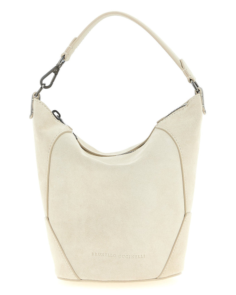 Brunello Cucinelli Suede Handbag Glam Steals