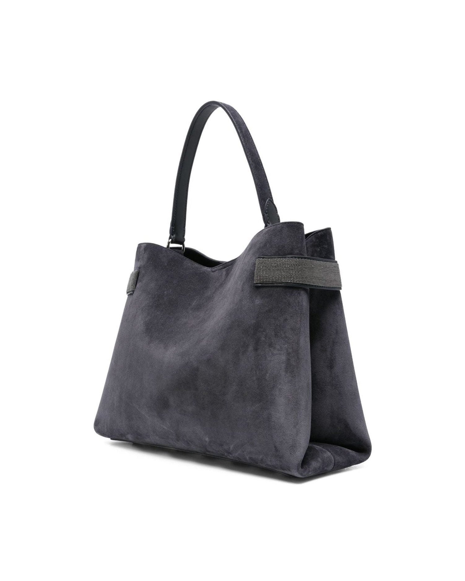 Brunello Cucinelli Suede Leather Handbag Glam Steals