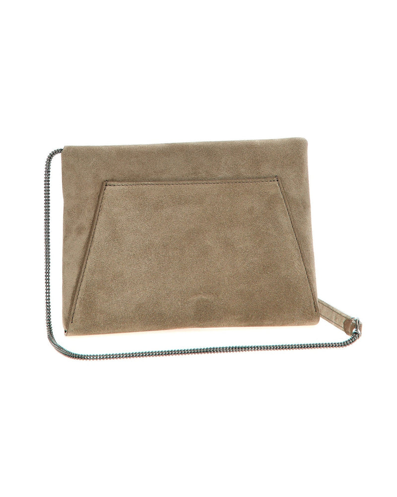 Brunello Cucinelli Suede Monile Clutch Bag Glam Steals