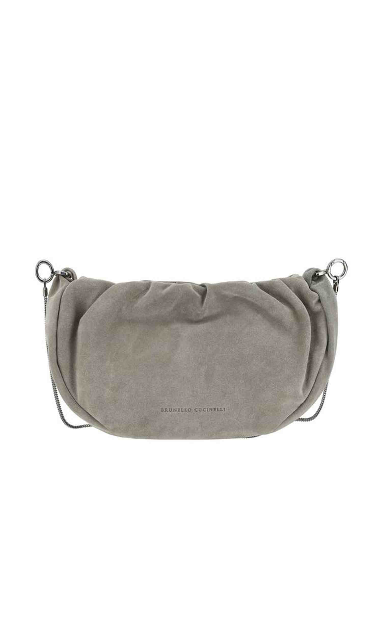 Brunello Cucinelli Suede Shoulder Bag Glam Steals