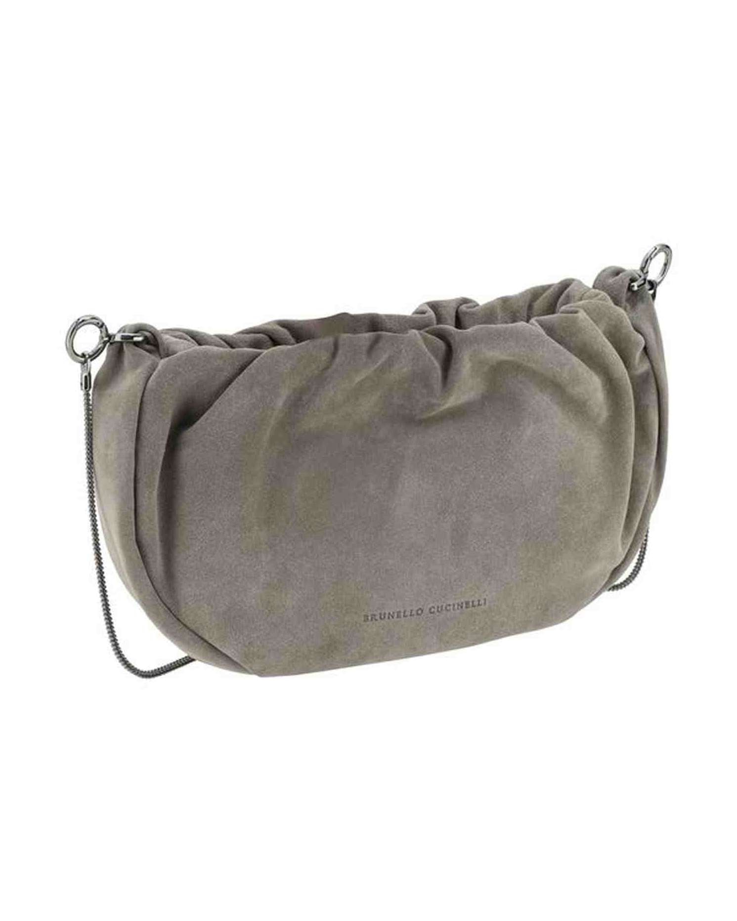 Brunello Cucinelli Suede Shoulder Bag Glam Steals