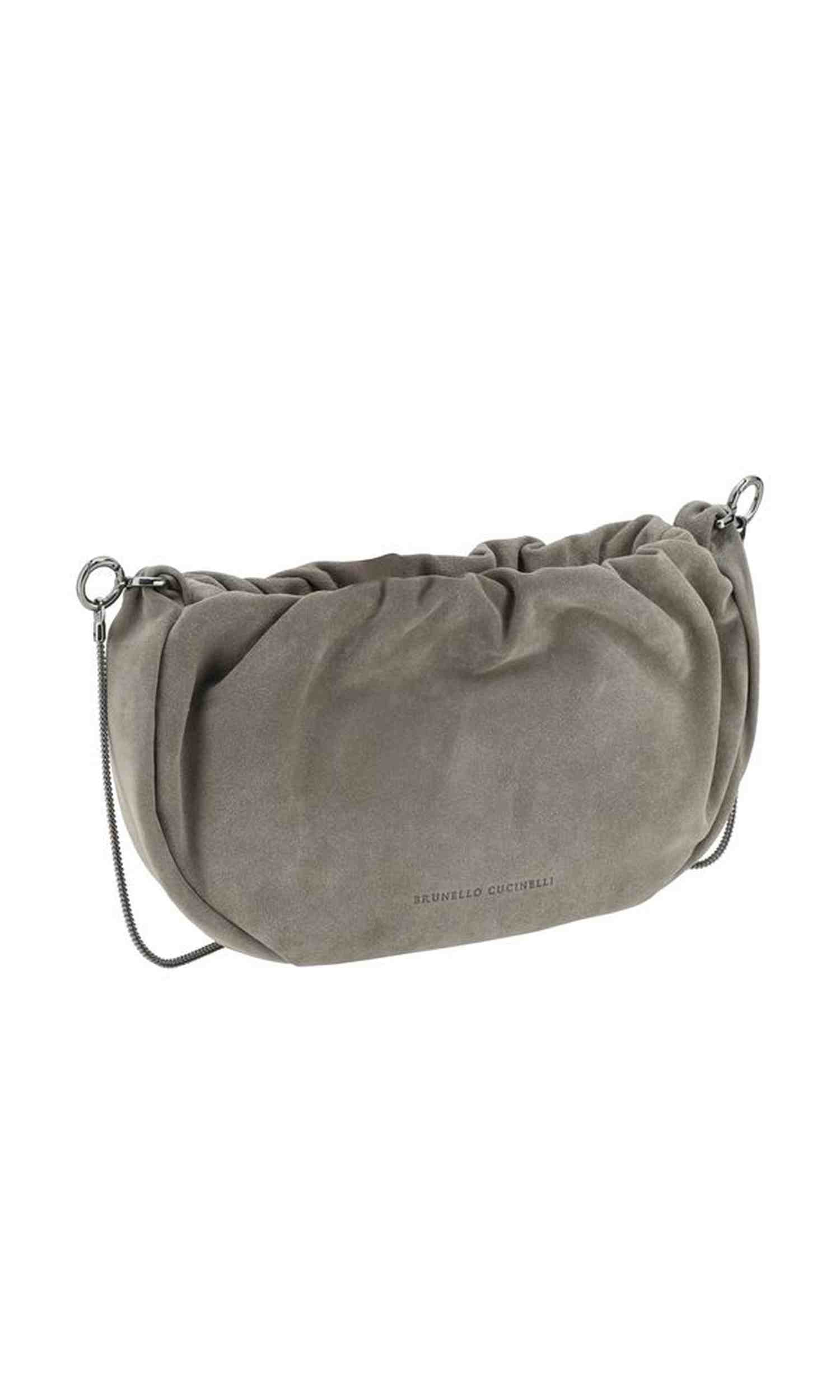 Brunello Cucinelli Suede Shoulder Bag Glam Steals