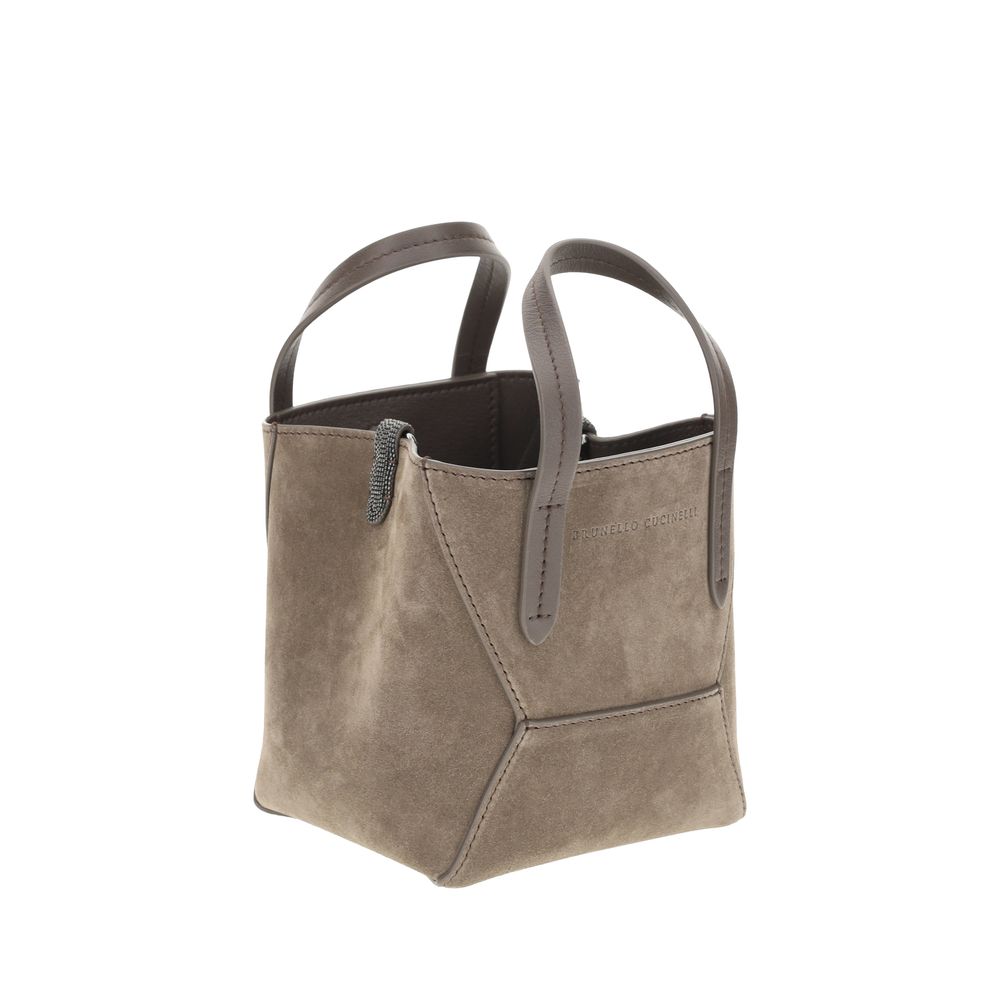 Brunello Cucinelli Suede Shoulder Bag Glam Steals