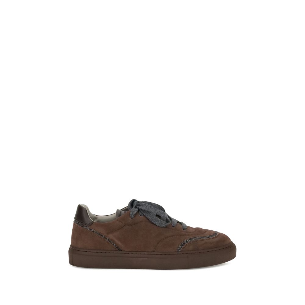 Brunello Cucinelli Suede Sneakers Glam Steals