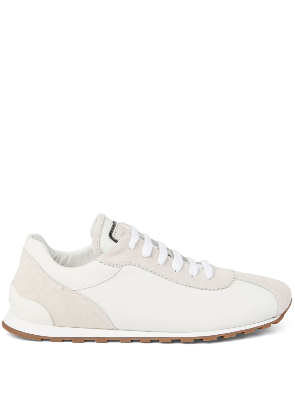 Brunello Cucinelli Suede and Calfskin Runners with Monili Glam Steals