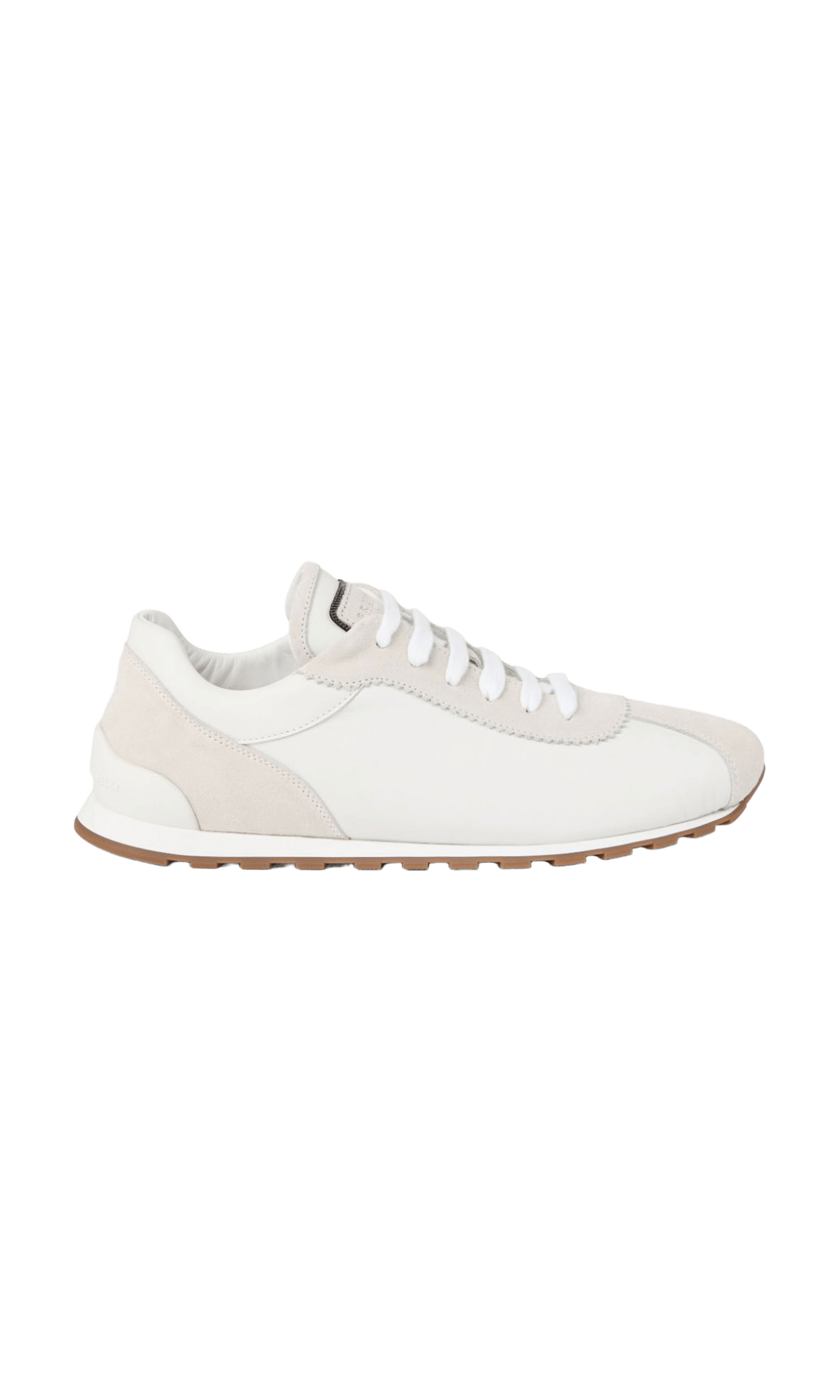 Brunello Cucinelli Suede and Calfskin Runners with Monili Glam Steals