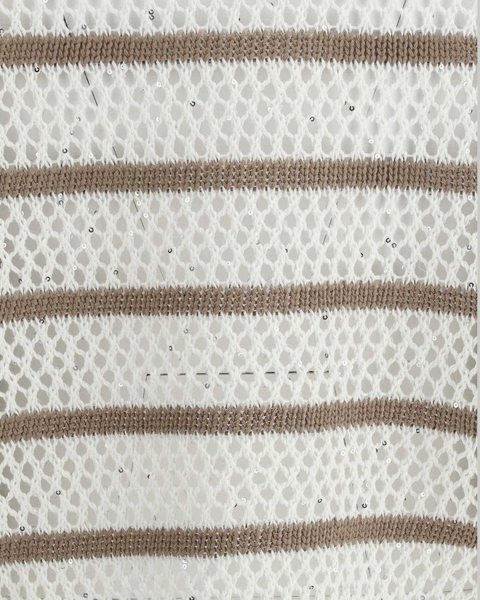 Brunello Cucinelli Sweater In Perforated Knit Glam Steals