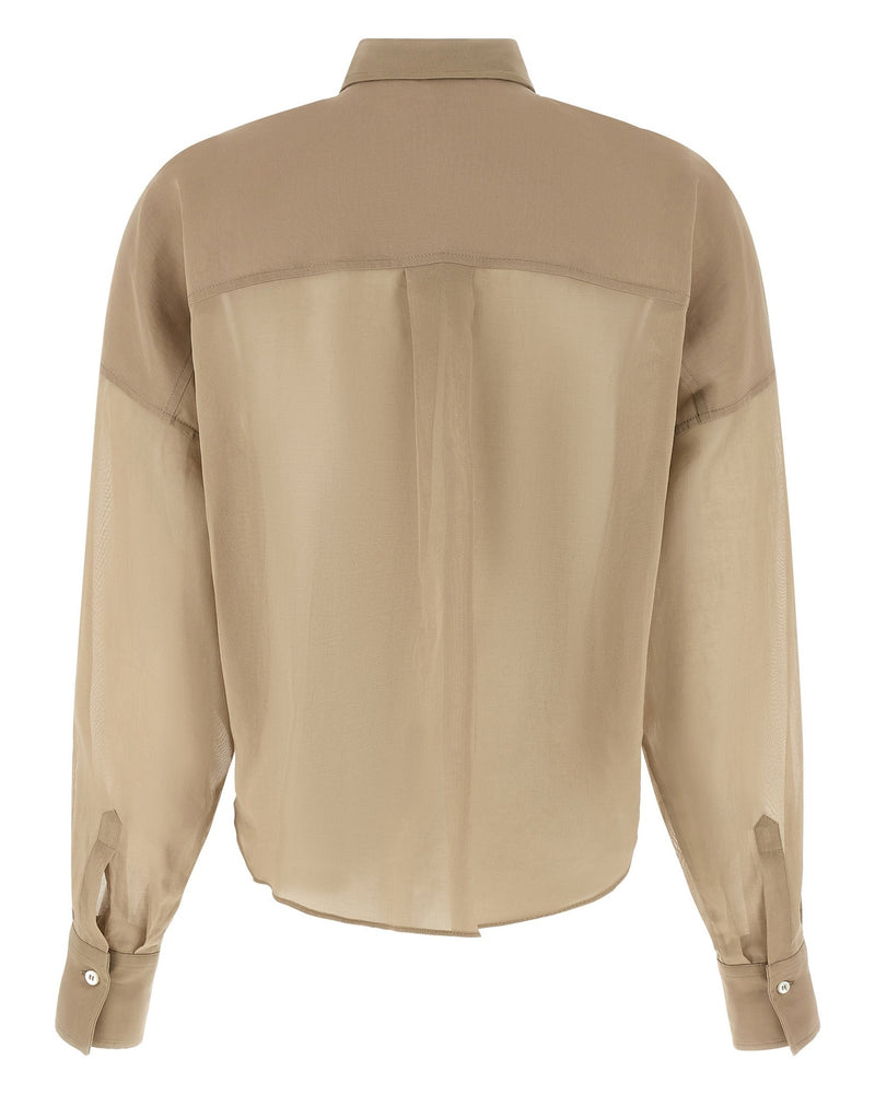 Brunello Cucinelli Taffeta Shirt Glam Steals