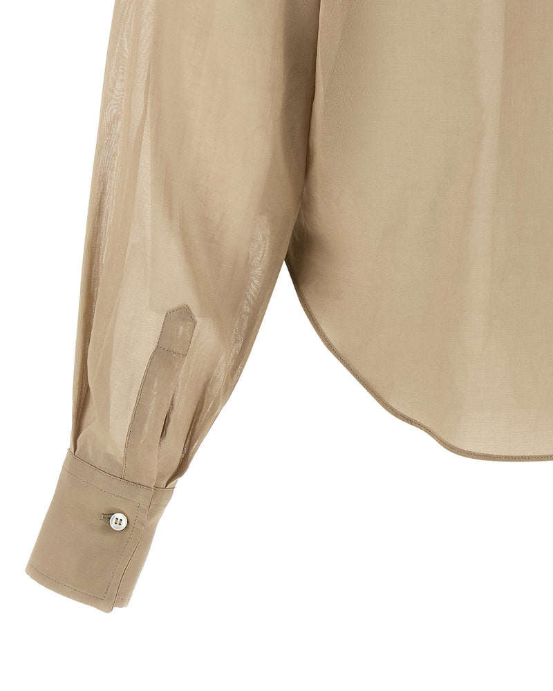 Brunello Cucinelli Taffeta Shirt Glam Steals