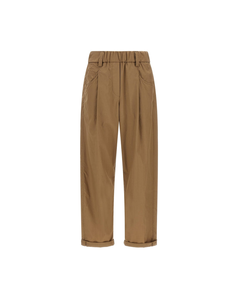 Brunello Cucinelli Track Poplin Pant Trousers