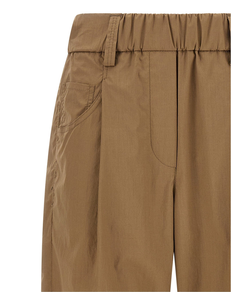 Brunello Cucinelli Track Poplin Pant Trousers