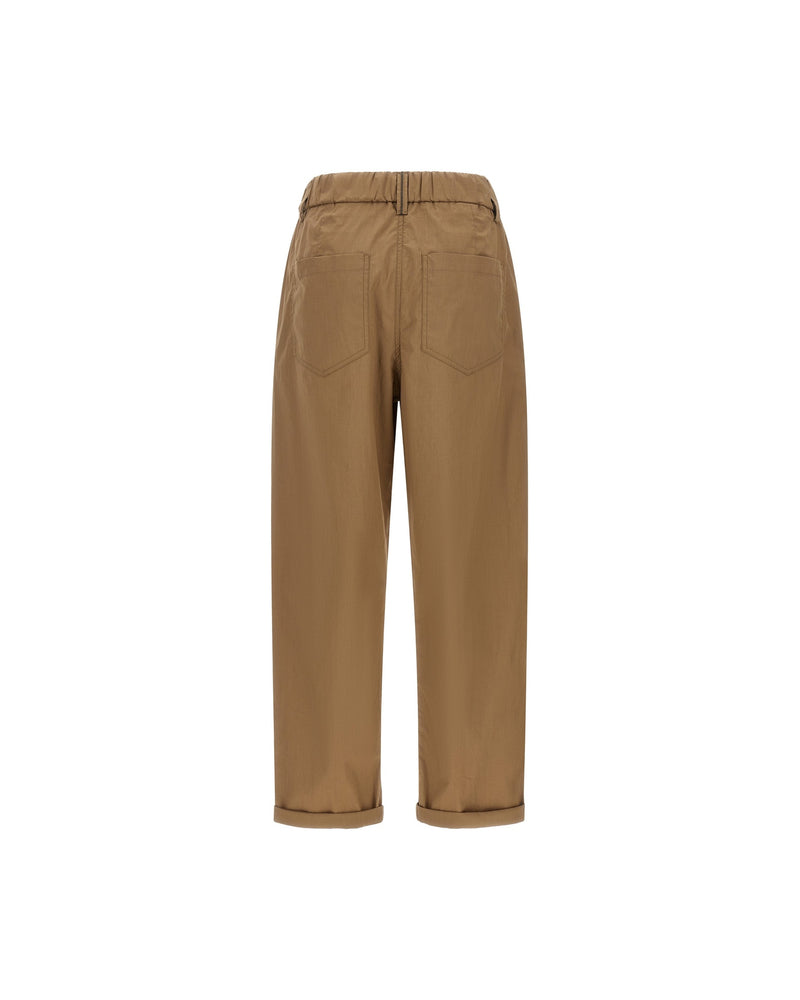 Brunello Cucinelli Track Poplin Pant Trousers