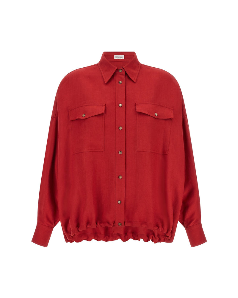 Brunello Cucinelli Twill Shirt Shirts
