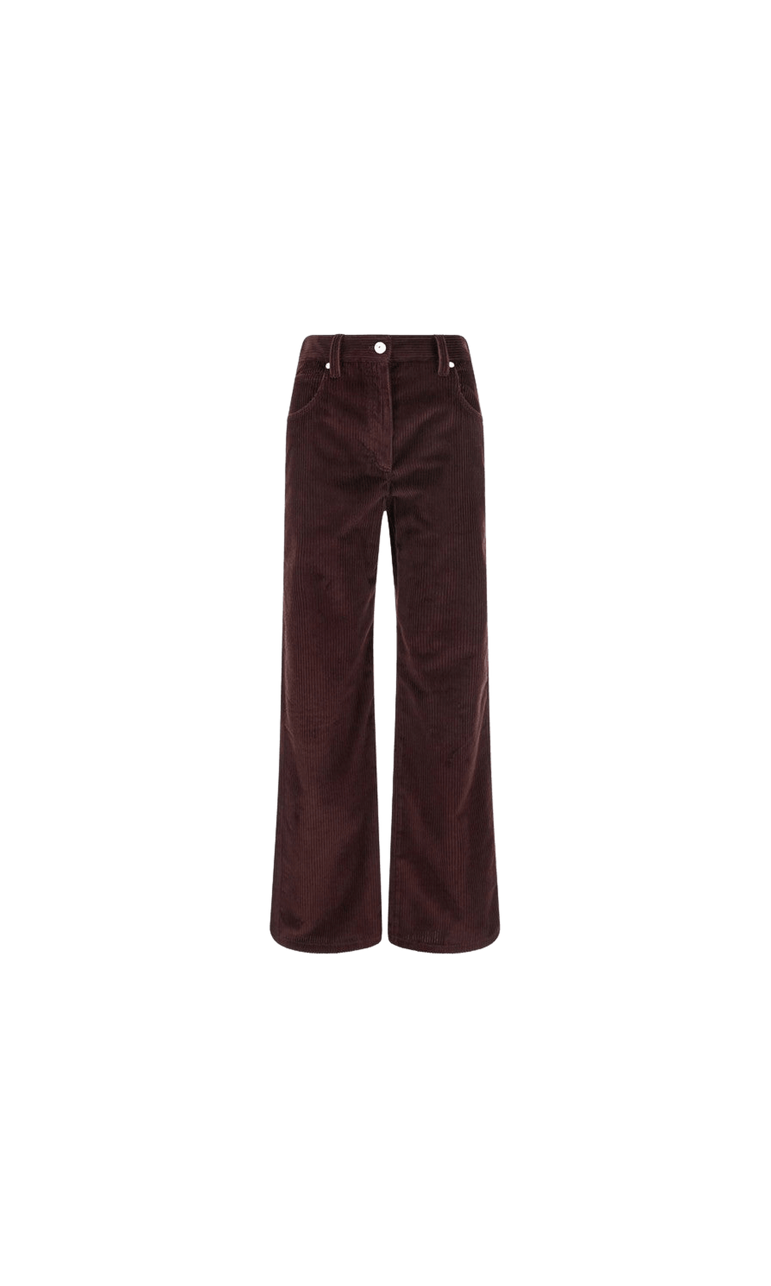 Brunello Cucinelli Velvet Wide Leg Bordeaux Trouser Glam Steals