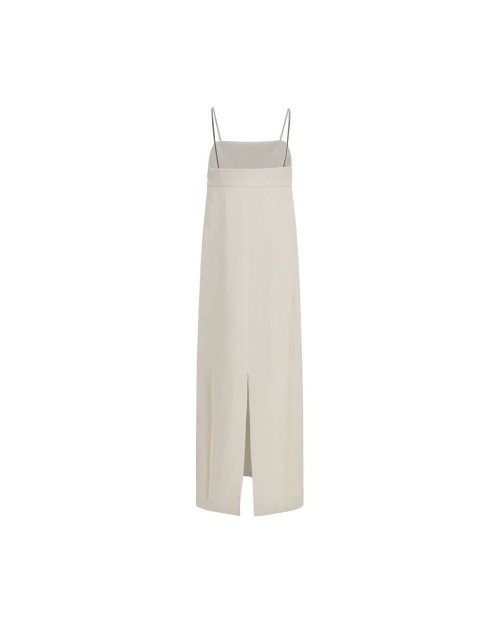 Brunello Cucinelli White Acetate Casual Dress Glam Steals