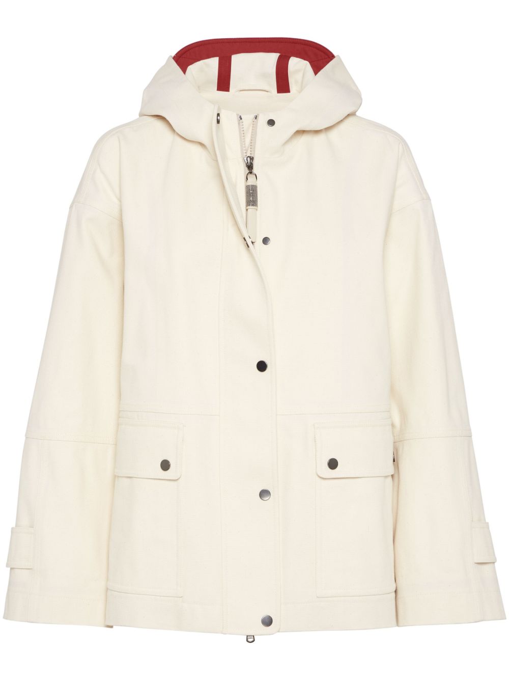 Brunello Cucinelli White Coat Glam Steals