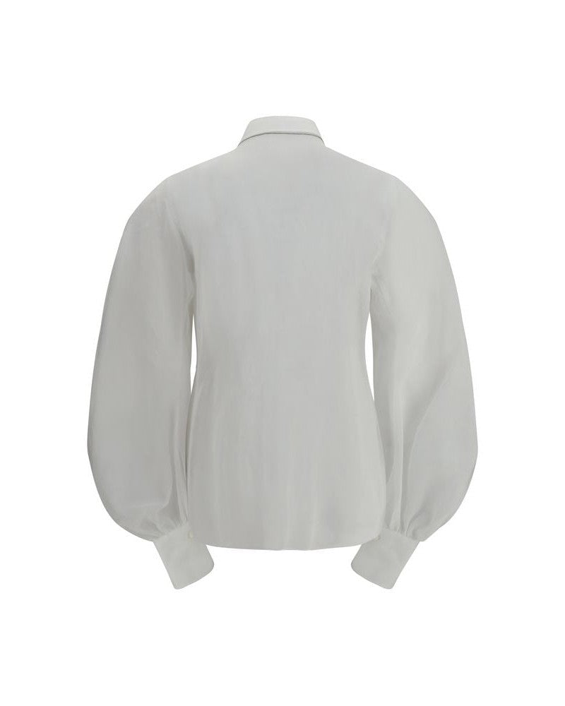 Brunello Cucinelli White Cotton Blouse Glam Steals