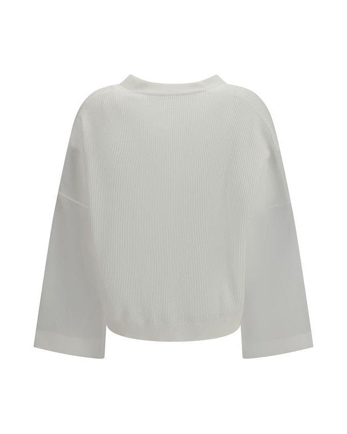 Brunello Cucinelli White Cotton Cardigan Glam Steals