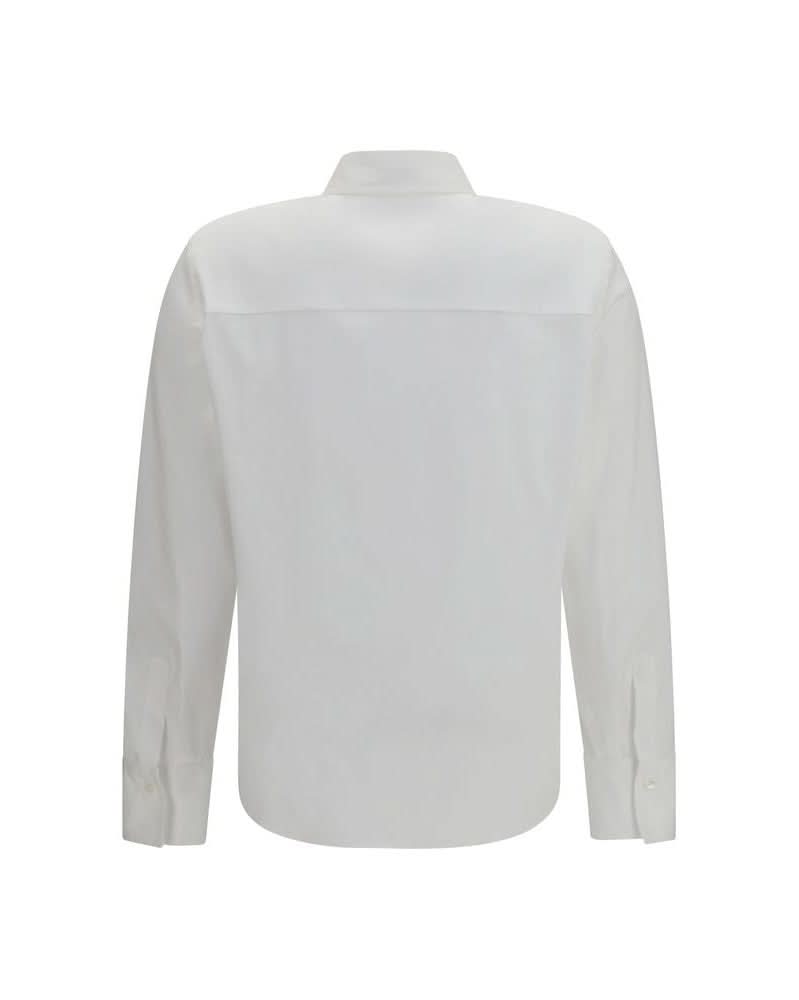 Brunello Cucinelli White Cotton Dress Shirt Glam Steals