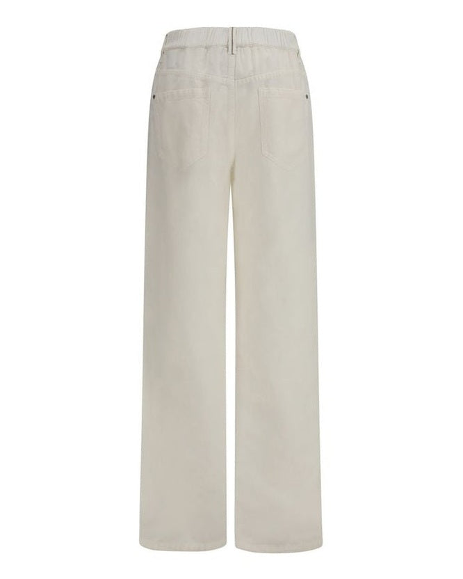 Brunello Cucinelli White Cotton Jeans Denim Glam Steals