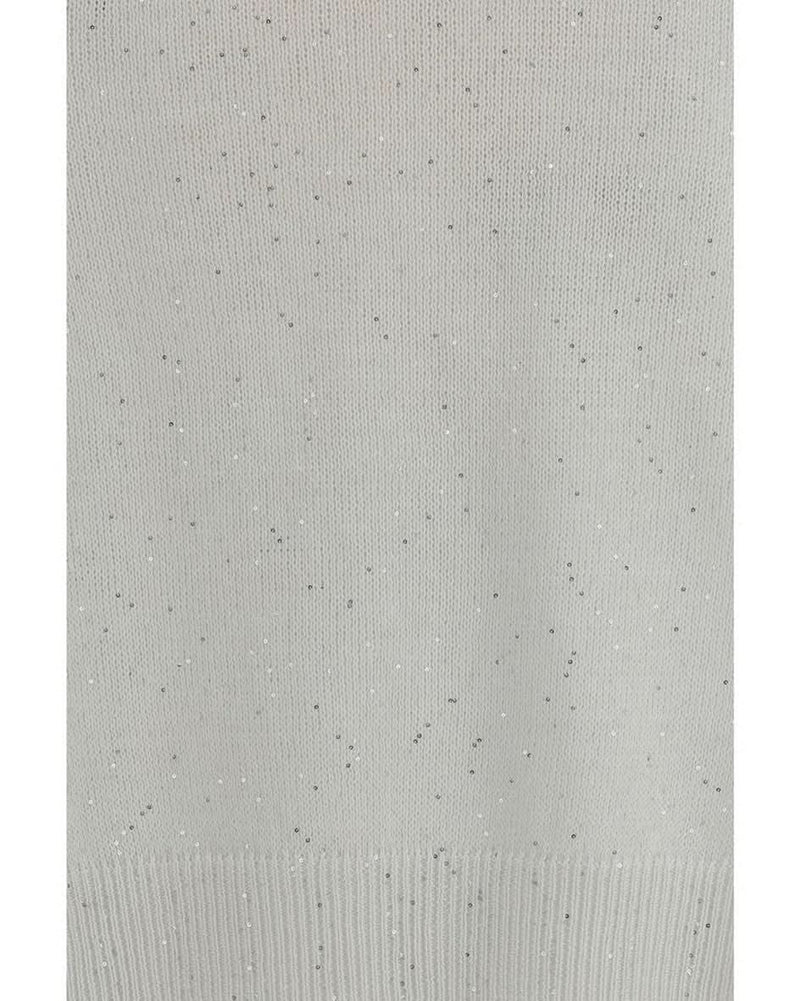 Brunello Cucinelli White Cotton Sweatshirt Glam Steals