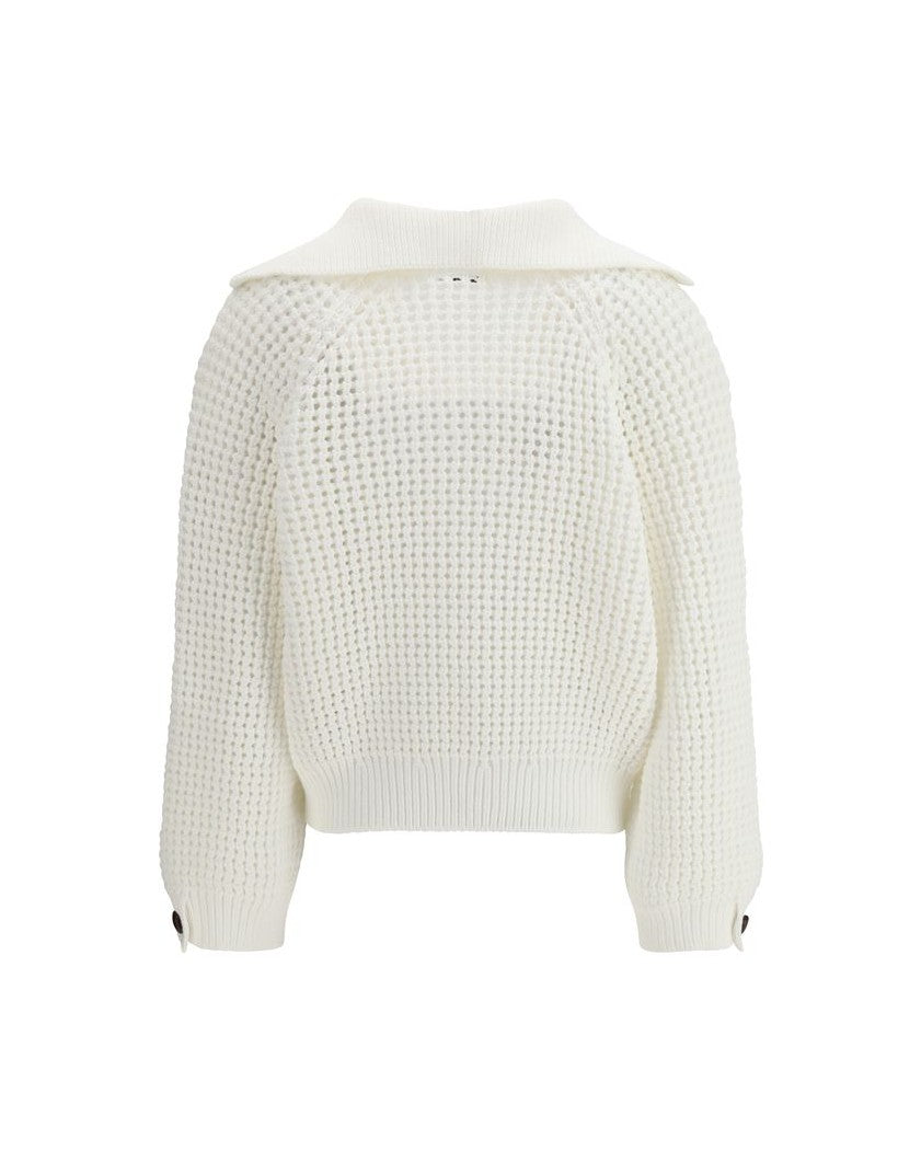 Brunello Cucinelli White Cotton Sweatshirt 
