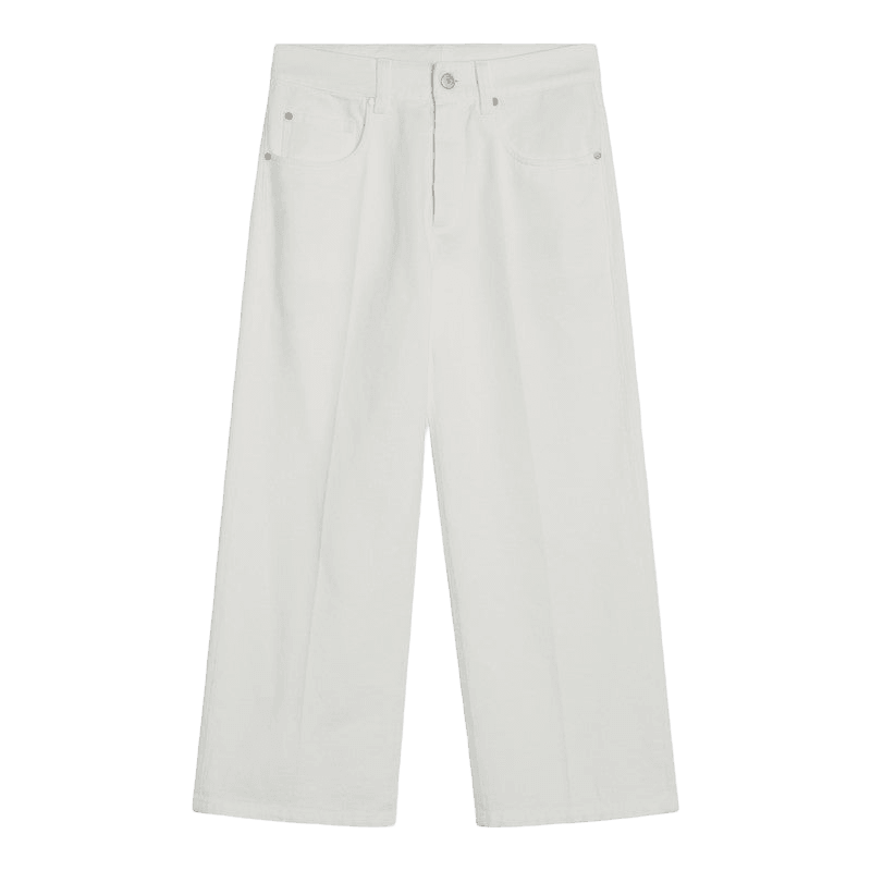 Brunello Cucinelli White Cotton Trouser Glam Steals