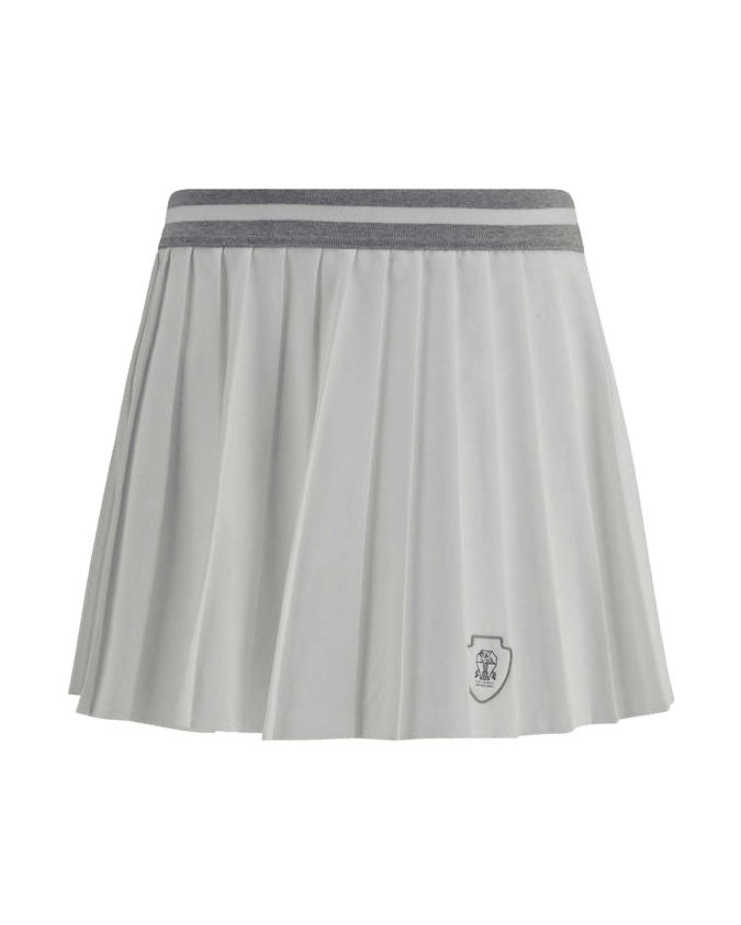 Brunello Cucinelli White Polyester Mini Skirt Glam Steals
