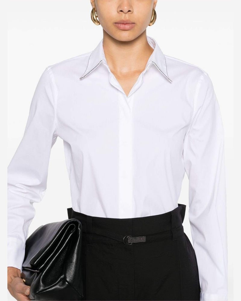 Brunello Cucinelli White Shirt Glam Steals
