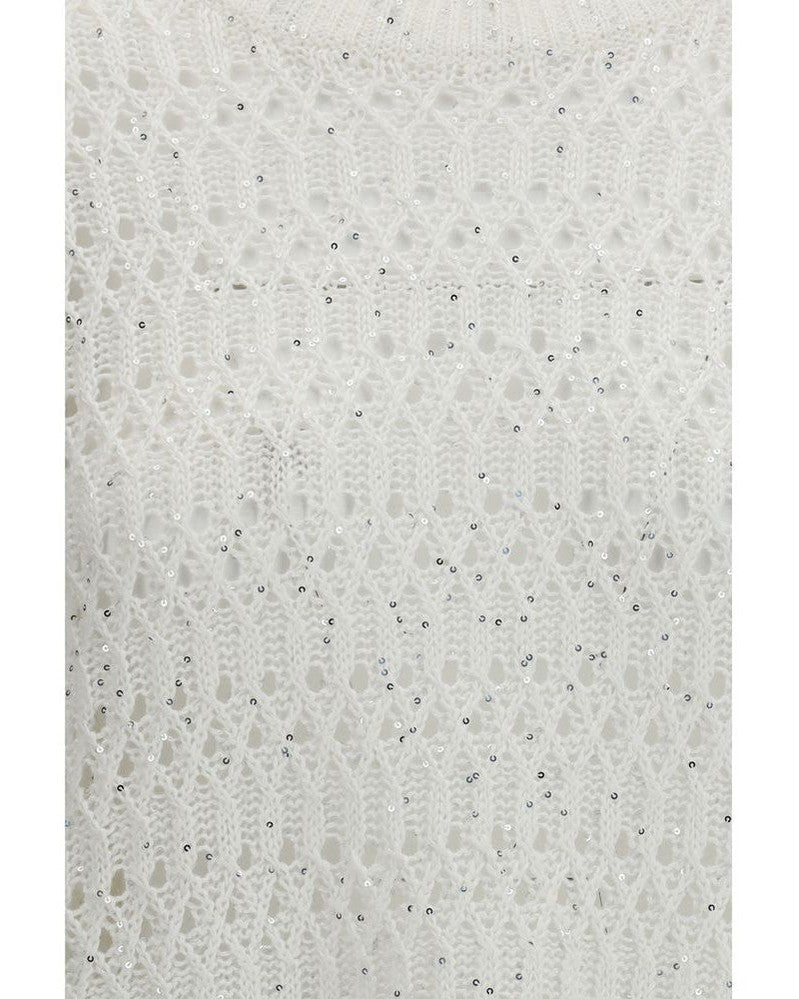 Brunello Cucinelli White Silk Sweatshirt Glam Steals