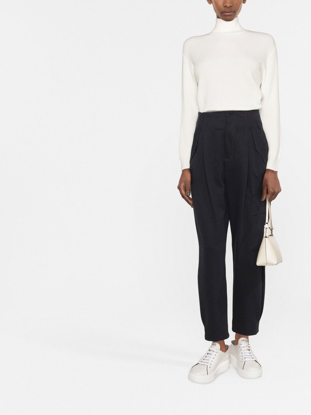 Brunello Cucinelli White Sweater Glam Steals