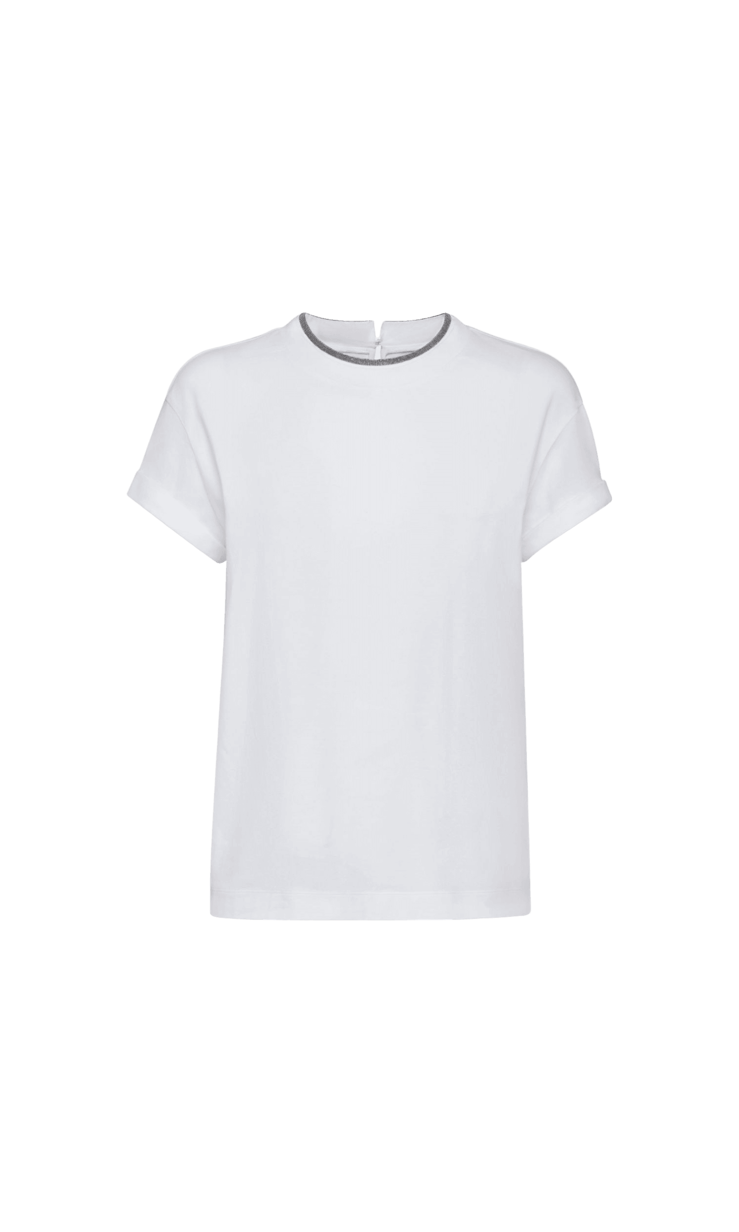 Brunello Cucinelli White T-shirt Glam Steals