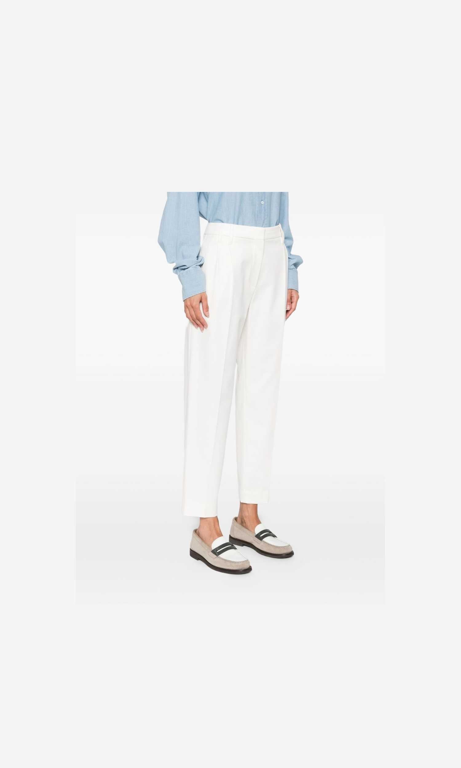 Brunello Cucinelli White Trouser Glam Steals