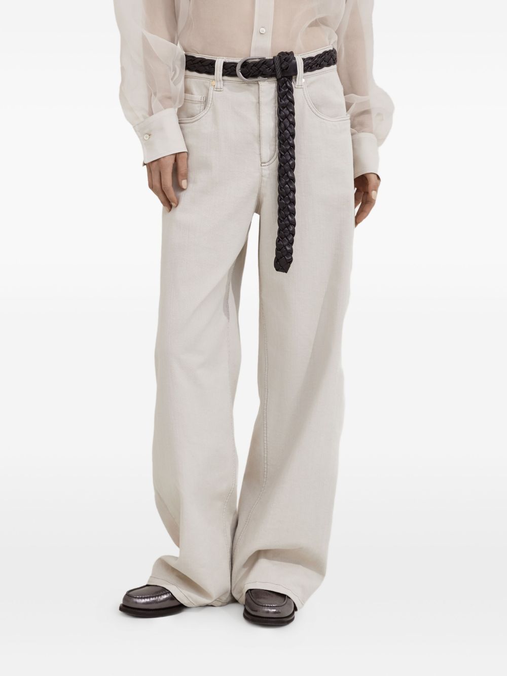 Brunello Cucinelli White Trouser Glam Steals