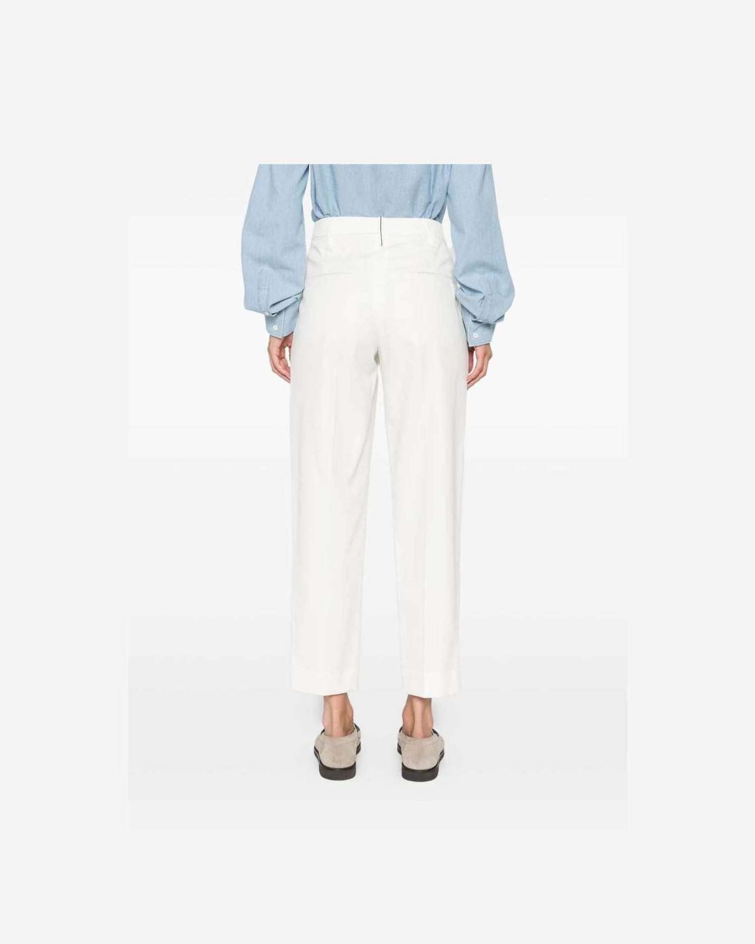 Brunello Cucinelli White Trouser Glam Steals