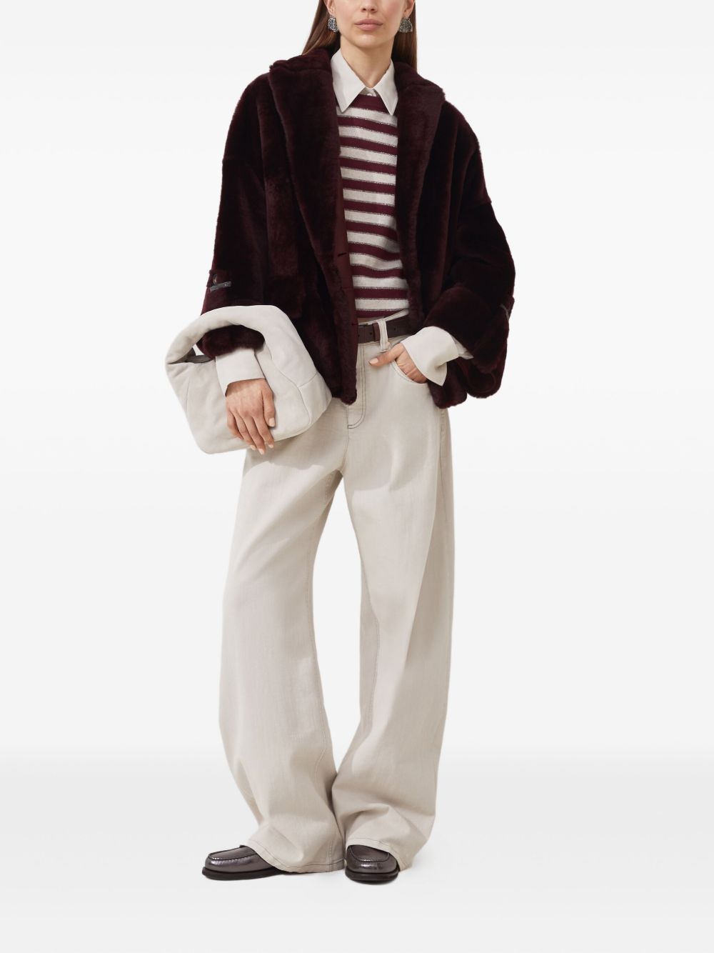 Brunello Cucinelli White Trouser Glam Steals