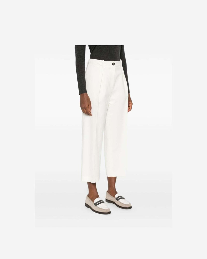 Brunello Cucinelli White Trouser Glam Steals