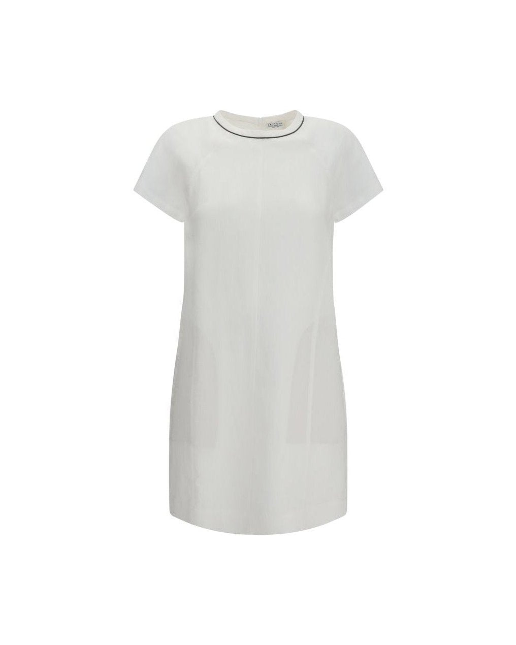 Brunello Cucinelli White Viscose Dress