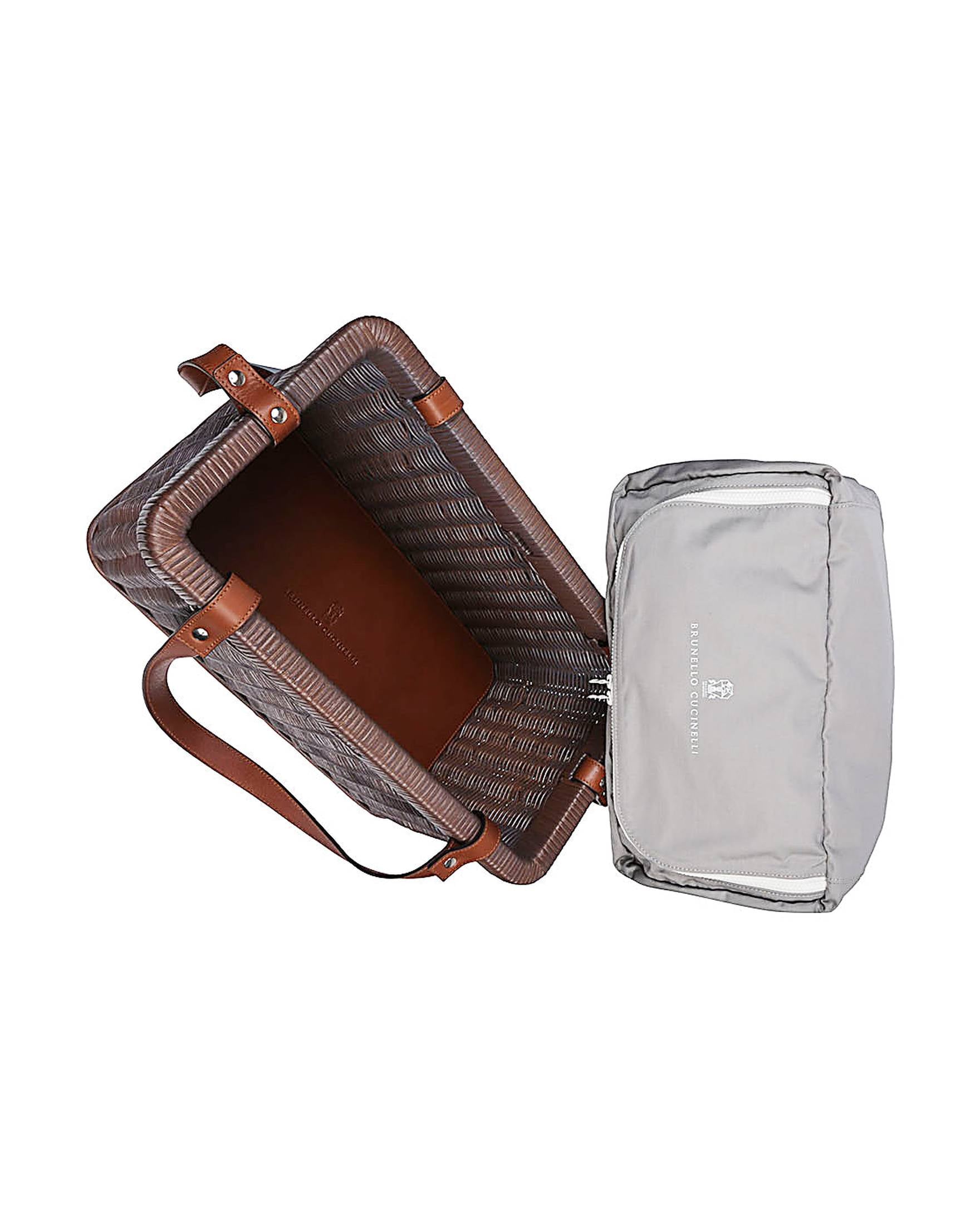 Brunello Cucinelli Wicker Basket Bag Glam Steals